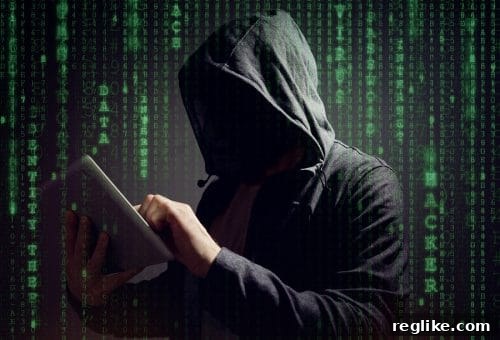 Newtek Domain Theft Leaves Customers Reeling 2 Cybersecurity illustration showing a padlock over network connections, symbolizing domain security and protection against theft.