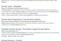 Essential Domain Name Search Results