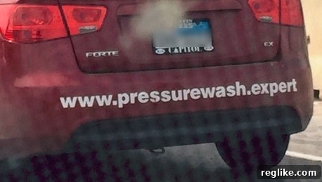 Two Fresh Domain Extensions Launched 2 PressureWash.Expert on a vehicle