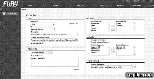 CIRA Applies for Registry Tag System Patent 2 CIRA's Fury registry management platform patent application