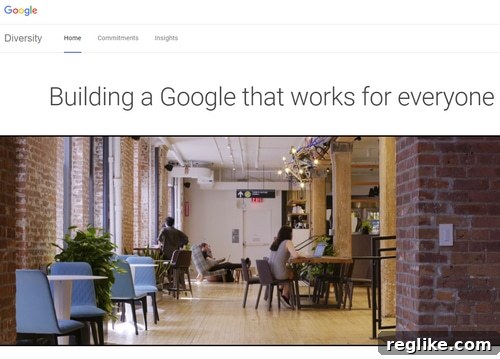 11 sites Google built in-house 10 Screenshot of Google Diversity website, showcasing diverse groups of people in a welcoming environment.