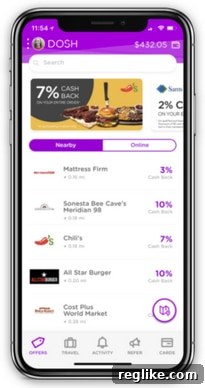 Austin's $57 Million Funded Company Capitalizes on .CASH Domain 2 Dosh logo and app screenshot