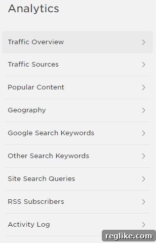 Create Your Stunning Squarespace Website 5 Squarespace Analytics dashboard showing integrated Search Console data