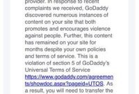 GoDaddy Cuts Ties with Gab.com