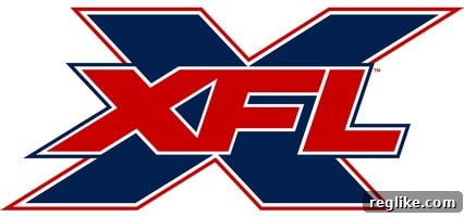 Domain Registrations Reveal Potential XFL Cities 2 XFL logo and football