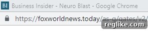 Suspicious URL example
