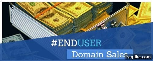 Real Buyers Real Value 25 End User Domain Sales Up To 250K 2 Graphic depicting a briefcase full of money, symbolizing the value and investment in end-user domain name sales