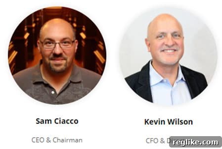 ICANN's Former CFO Ciacco Named DigitalTown CEO 2 Picture of DigitalTown CEO Sam Ciacco and CFO Kevin Wilson