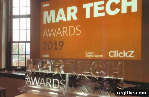 Third Door Media Sues ClickZ in MarTech Naming Dispute 2 Picture from ClickZ's Marketing Technology Awards ceremony showing use of