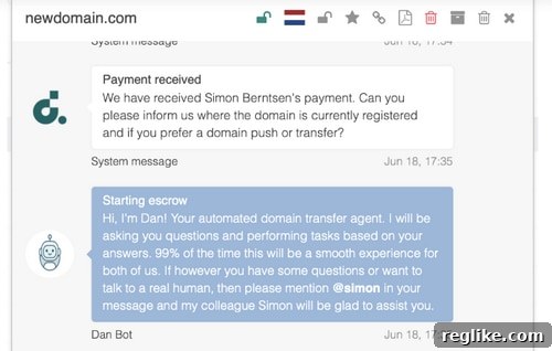 Undeveloped Evolves to DAN.com, Pioneering Blockchain for Domain Transfers 2 DAN Bot is a new conversation-style domain transfer agent from DAN.com, formerly known as Undeveloped