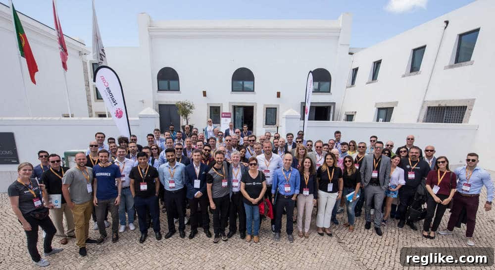 NamesCon Europe Closes, Unveils Next Three Global Destinations 2 Group photo of attendees at NamesCon Europe 2019