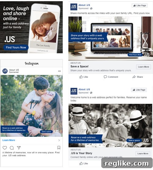 Engaging Gen Z with Emerging TLDs 5 Images of families for Thankful for .US domain