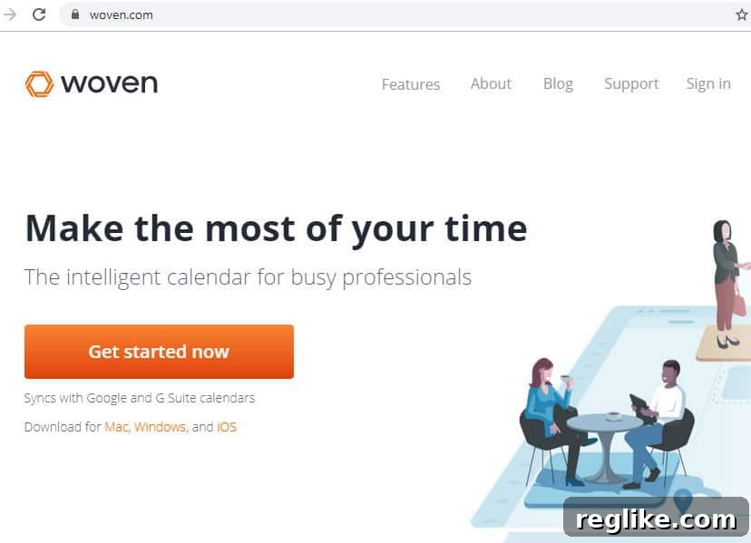 Uncovering Wovencoms Domain Origin 2 Screenshot of homepage for Woven, which uses the domain Woven.com