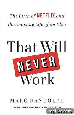Unpacking the Netflix Moniker 2 Book cover for "That Will Never Work" by Mark Randolph