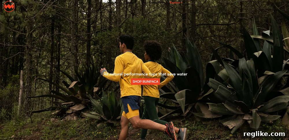Uniregistry's Big Week HP and Tech Giants' Domain Grab 2 Screenshot depicting the running wear company Janji's brand identity, emphasizing their strategic domain acquisition