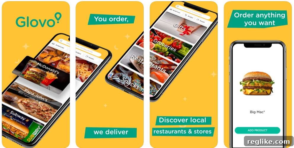 Glovo Caught Trying Reverse Hijack 2 Image of the Glovo delivery app in the Apple Appstore