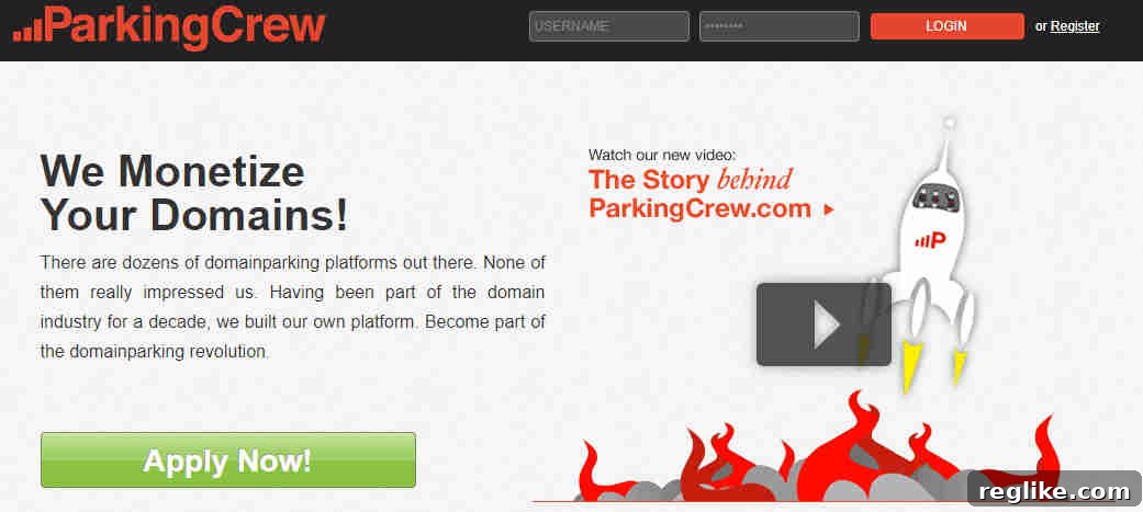 CentralNic Eyes Team Internet Acquisition 2 The homepage for domain parking company ParkingCrew