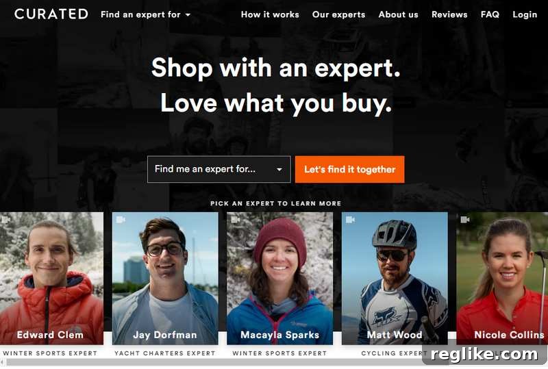 Curated.io Founder Files Cybersquatting Lawsuit Against Curated.com 2 Screenshot of Curated.com, showing sports professionals