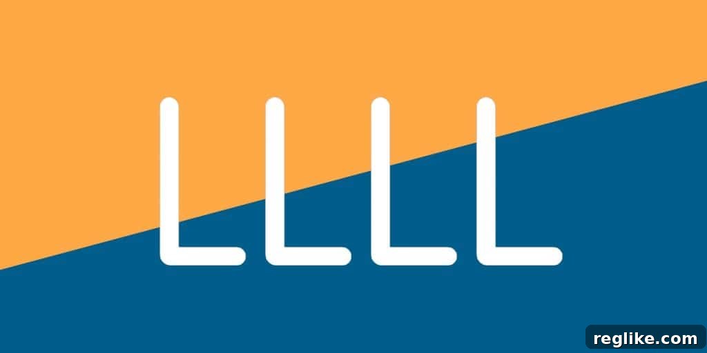 Chinese Demand Heats Up Four-Letter Domain Sales 2 Four L's on a blue and orange background representing domain names
