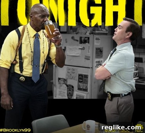 The Funniest Fictional Domains of Brooklyn Nine-Nine 2 Picture of Sergeant Terry Crews and Detective Charles Boyle drinking bone broth on Brooklyn Nine-Nine