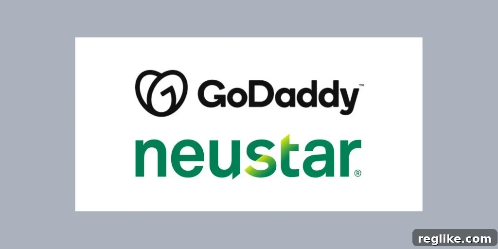 GoDaddy Seals $218 Million Deal for Neustar Registry Business 2 GoDaddy and Neustar logos