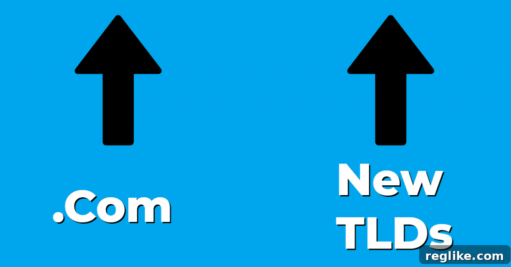 Breaking the .COM Mold: Companies Adopt Modern TLDs 2 Digital growth represented by a rising graph, symbolizing the increasing adoption of new TLDs