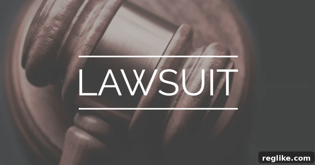 Unforeseen Variable Buyer Enters Calculatorcom Case 2 Picture of gavel with the words "lawsuit"