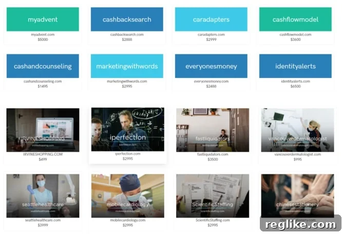 Comparison of squadhelp marketplace with and without images