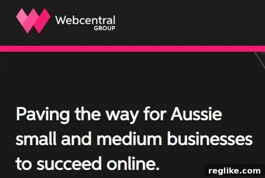 Web.com Sweetens WebCentral Bid by 55% Following Rival Offer 2 Webcentral screenshot
