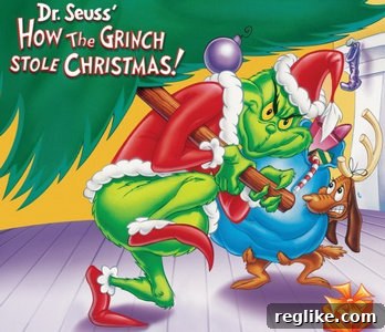 Dr. Seuss Takes on the Grinches 2 The Grinch taking a Christmas tree, symbolizing Dr. Seuss Enterprises protecting its intellectual property.