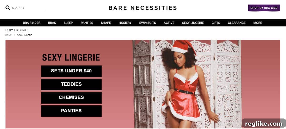 Walmart Sells Off Lingerie.com 2 Lingerie.com seamlessly forwards to the Bare Necessities website, showcasing its integration into the new owner's digital strategy.