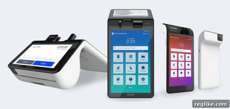 GoDaddy Boosts Payments Ambitions with $365 Million Poynt Deal 2 Images of Poynt POS systems
