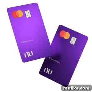 Nubank Narrows Its Domain Battle, Drops One Suit 2 Picture of purple credit cards from Nubank