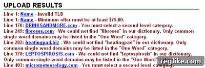 How to Bulk Upload Domains to Afternic 5 Afternic upload results