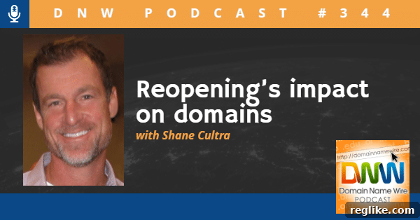 How Reopening is Shaping the Domain Market 2 Picture of Shane Cultra with the words