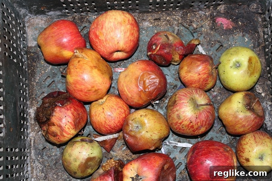 Yet Another Flawed UDRP 2 Picture of a metal basket full of rotting apples.