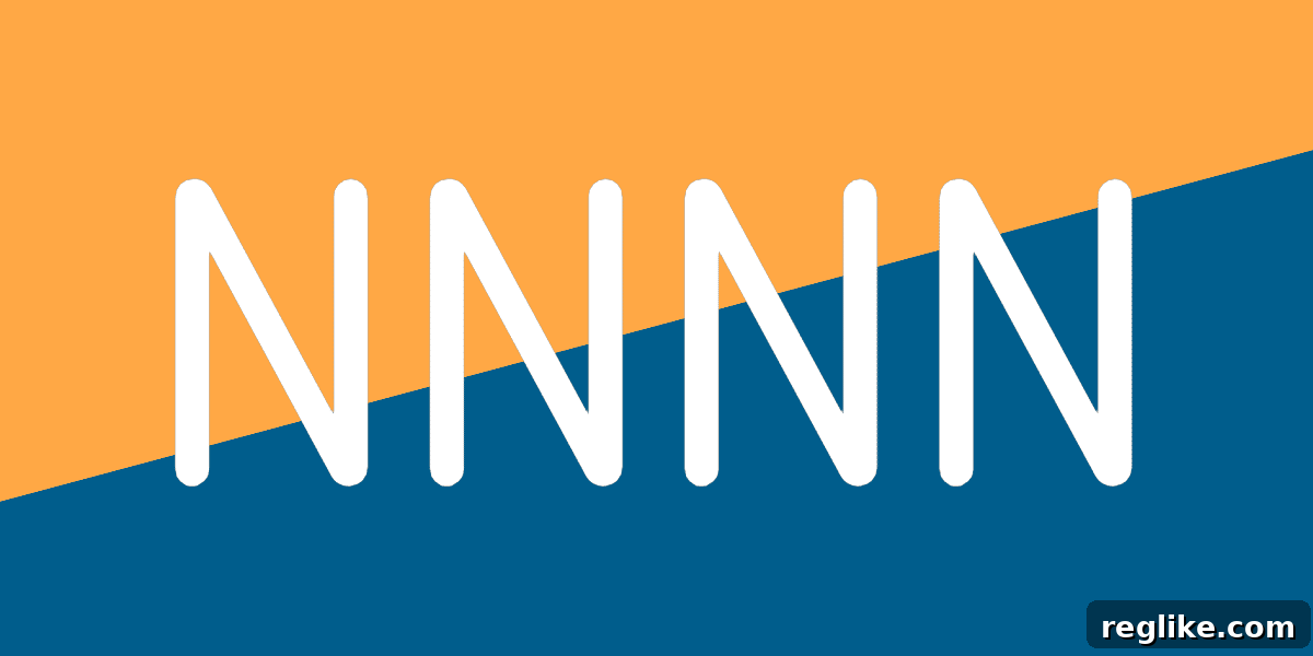 4-Digit Domains: Not Just for Domainers 2 Four Ns on orange and blue background