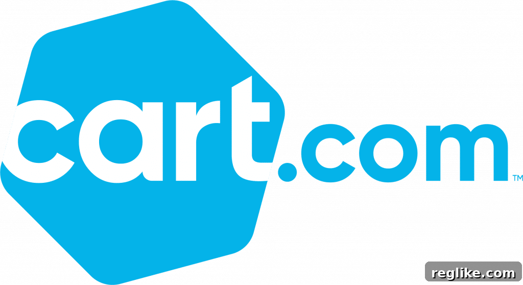 Cart.com Secures $98M in Series B to Fuel E-commerce Domination 2 Cart.com Logo: A blue hexagon with a white cart icon and '.com' in blue on a white background