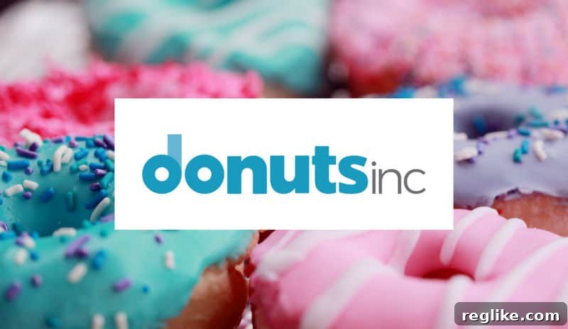 Donuts Secures Four Key Financial TLDs 2 Donuts Inc logo on a picture of donuts