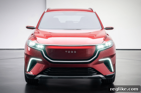 When Bad Faith Backfires The RDNH Reality 2 Photo of a Togg SUV, red on showroom floor
