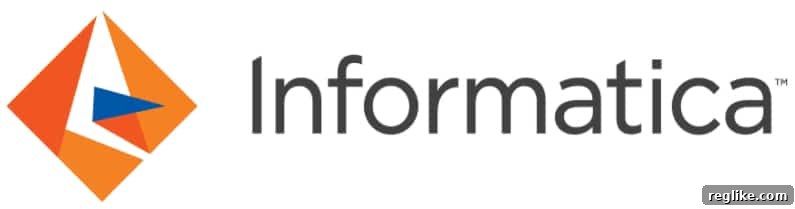 L vs I: The Almost Identical Domain Name Threat 2 Logo for Informatica has an orange graphical element with two sides