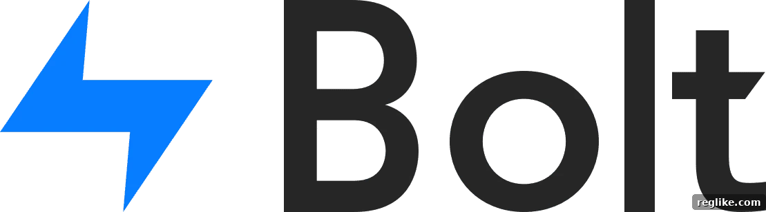Bolt's Savvy Play: Acquiring Bolt.com at the Perfect Time 2 Logo for Bolt with a blue lightning bolt and the word bolt in black letters