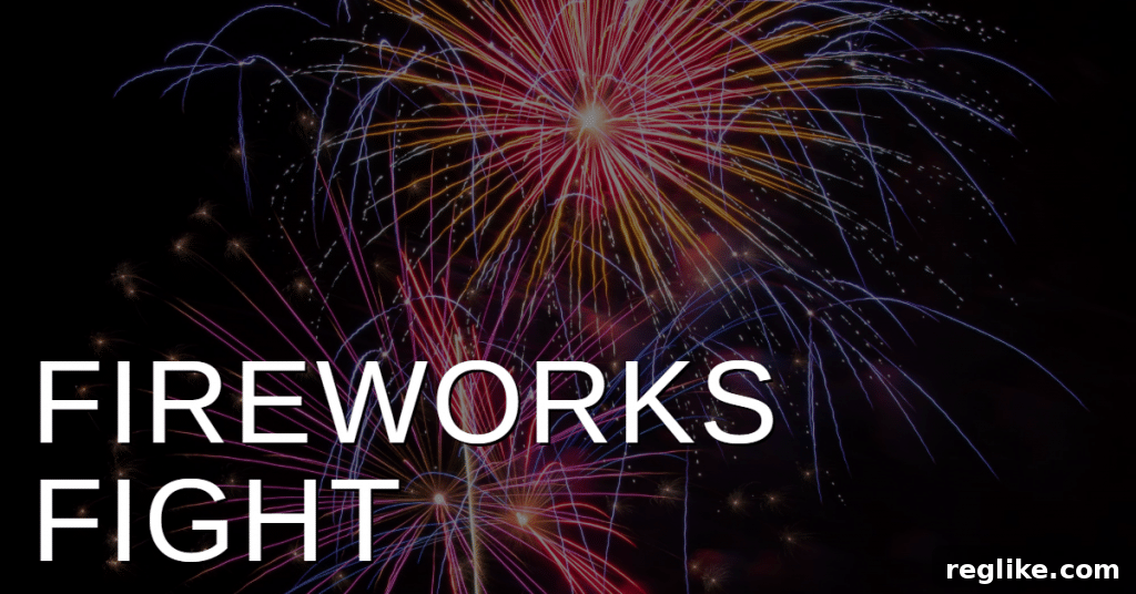 Fireworks.com Owner Loses Cybersquatting Battle Over Gripe Site 2 A picture of fireworks with the words "fireworks fight" illustrating intense market competition