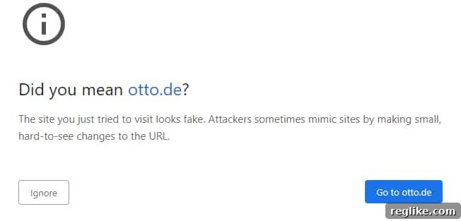 Google Flags Potentially Risky Internationalized Domain Names 2 A Google Chrome warning shows that the domain I'm visiting might be a spoof because of an IDN