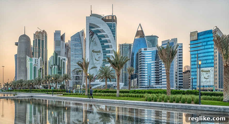 Doha, Qatar Skyline