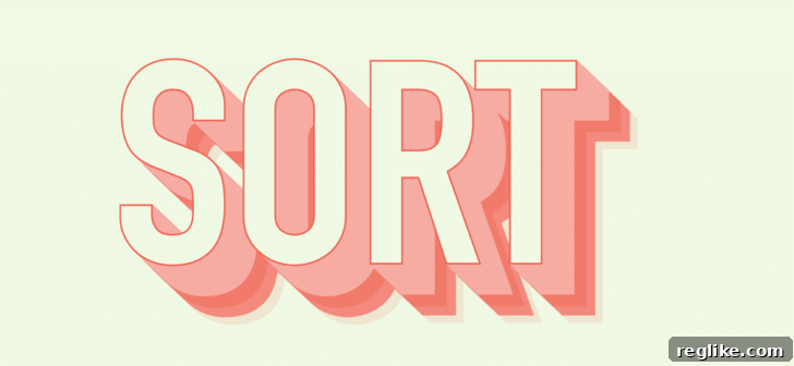 Five-Figure Success: 18 Developed .XYZ Domains Sold This Year 15 Logo for Sort.xyz, featuring the word 'SORT' in distinctive raised letters with a pink accent, indicating a modern data visualization tool.
