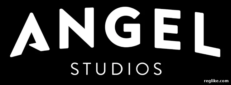 Angel Studios Reaches New Heights After $2 Million Angel.com Acquisition 2 Angel Studios logo features the word 'Angel' in a stylized, flowing font, with 'Studios' appearing below it in a standard typeface. The text is white against a black background.