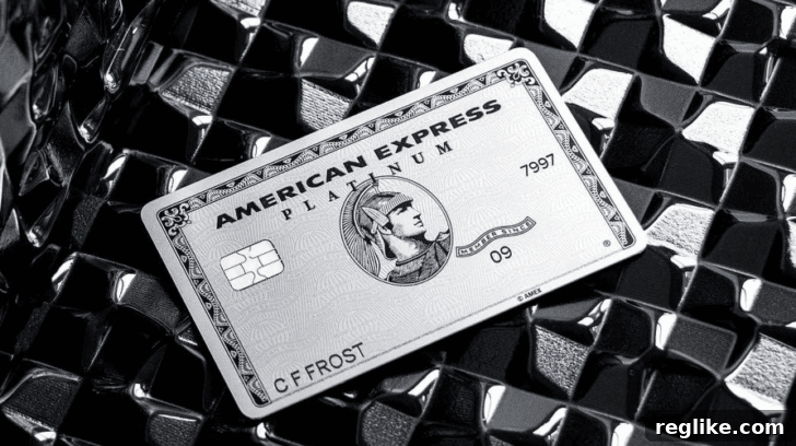 Picture of an American Express Platinum card on a black background, symbolizing Sedo's new acceptance of American Express as a payment method for domain purchases, enhancing payment flexibility for business users.