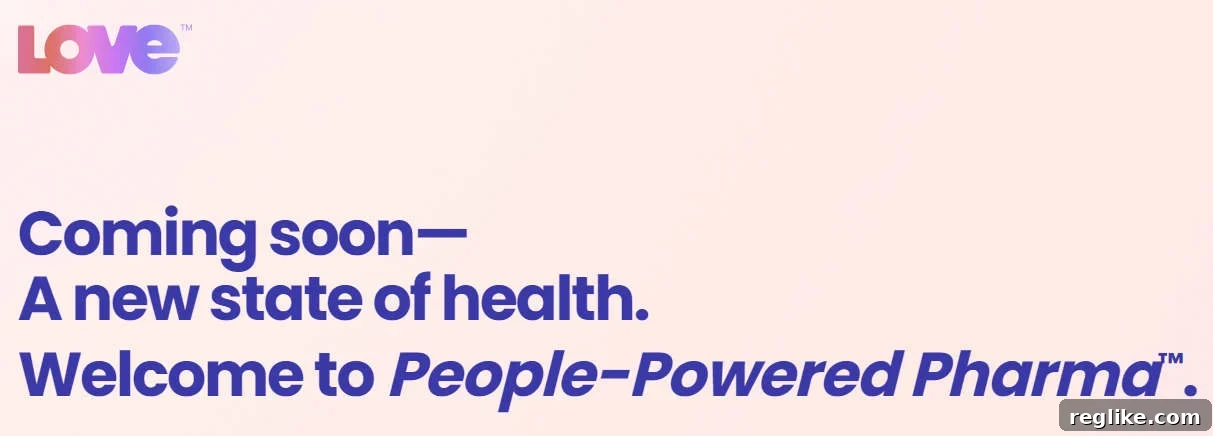 Crowd-Sourced Drug Discovery Platform Secures Funding for Love.com Launch 2 Love.com website screenshot: 'Coming soon - a new state of health. Welcome to people-powered pharma.'