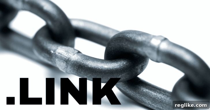 Eth.link Domain Sells for $852K in Contentious Auction 2 Picture of chain links with the word .LINK
